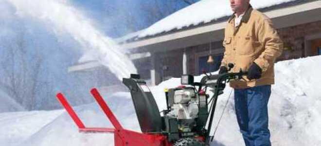 Как работает снегоуборщик? Видео