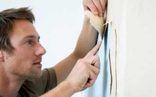 Как снять виниловые обои?