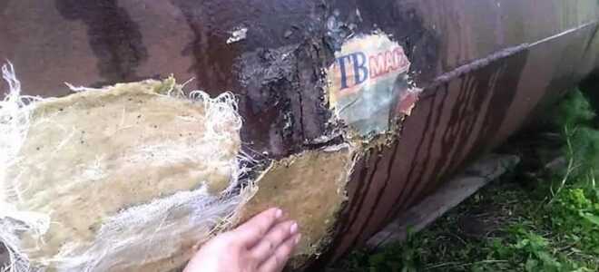 Чем заделать щели в металлической ёмкости для воды?
