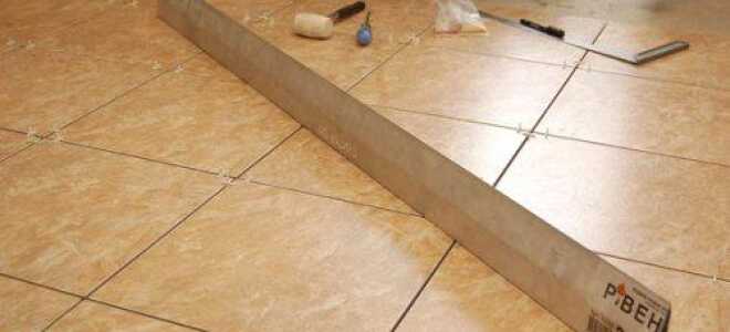Укладка плитки на пол своими руками. Фото