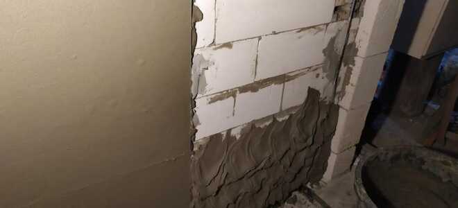 Штукатурка стен из газобетона цементно-известковым раствором