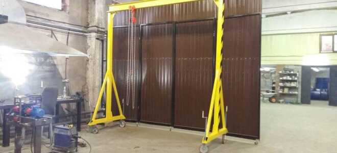 Мобильные козловые краны на колесах