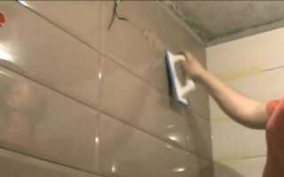 Работа с эпоксидной затиркой