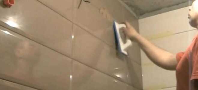 Работа с эпоксидной затиркой