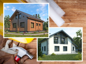 дом из газобетона или бруса