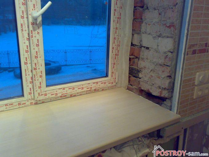 Устройство оконных откосов