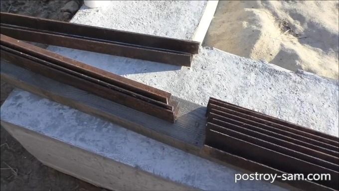 Уголок для фундамента теплицы