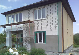 шпаклевка дома из газобетона