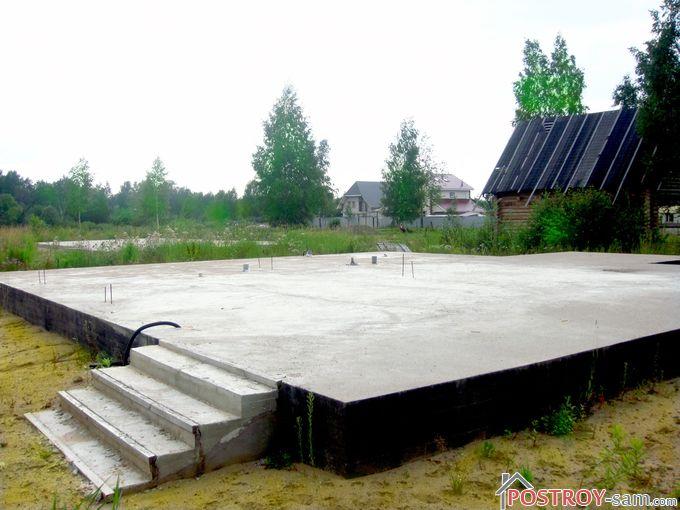 Плитный фундамент