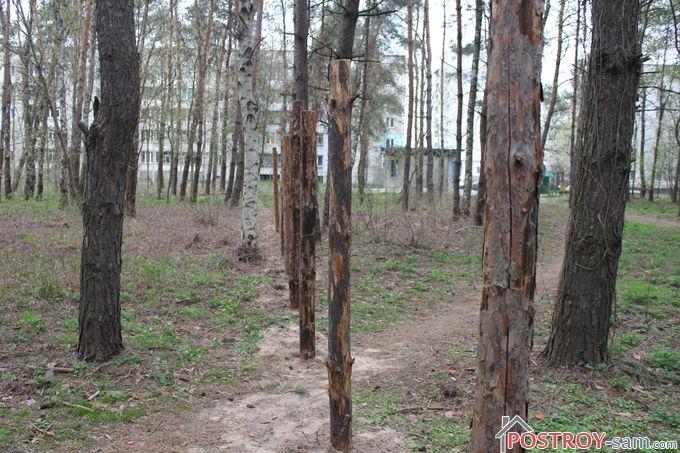 Стойки для забора