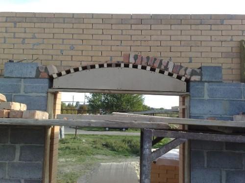 Забутовочная арка своими руками