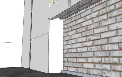 Как обшить стены гипсокартоном. Фото 17