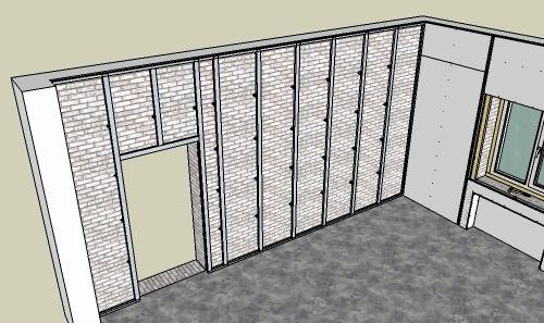 Как обшить стены гипсокартоном. Фото 21