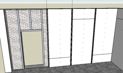 Как обшить стены гипсокартоном. Фото 23