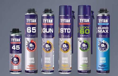 Виды монтажной пены