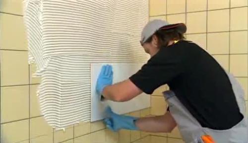 Укладка плитки на плитку