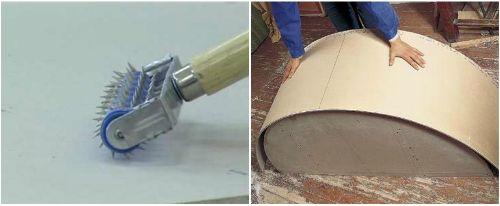 Как согнуть гипсокартон?