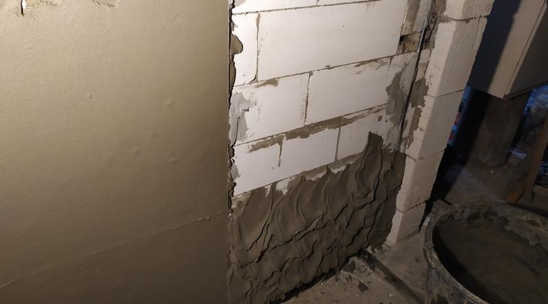 Штукатурка стен из газобетона цементно-известковым раствором