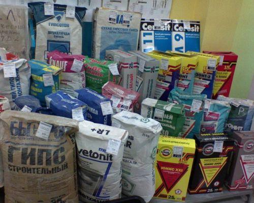 Сухие смеси для штукатурных работ