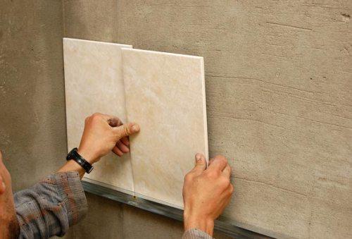 Укладка второй плитки