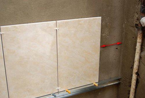 Укладка плитки в углу