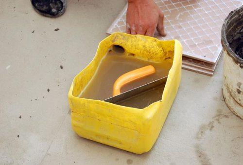 Шпатель в воде