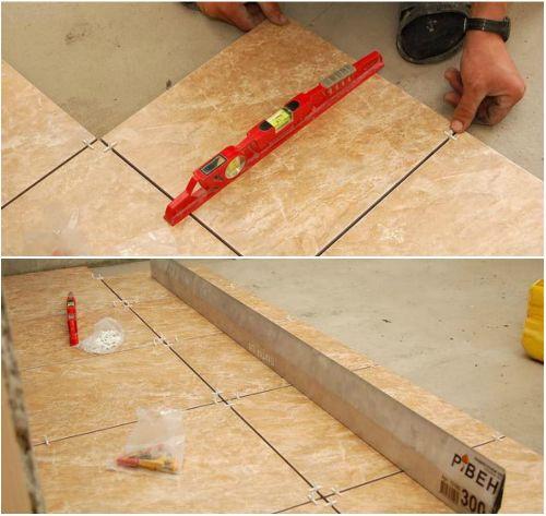 Проверка кладки плитки