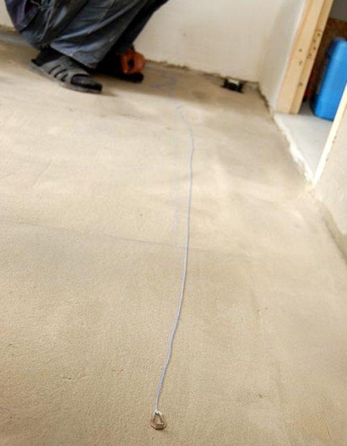 Разметка пола