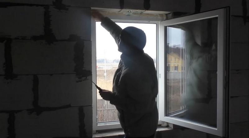 Установка металлопластиковых окон. Видео