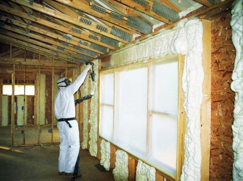 Пенополиуретан для утепления каркасного дома